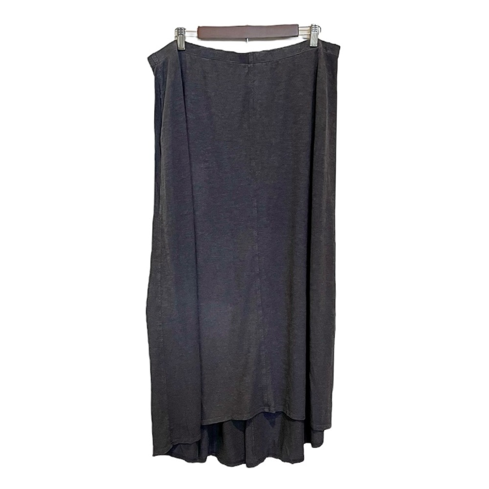 Eileen Fisher Woman Maxi Skirt Hemp Organic Cotton Blend Size 1X Lightweight